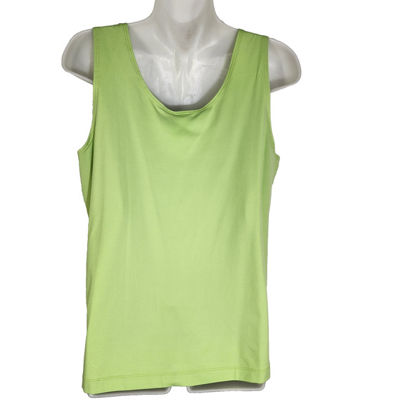 Chicos Women Tank Top Size 2 Large Sleeveless Stretch Lightweight Basic Layering - Picture 2 of 9